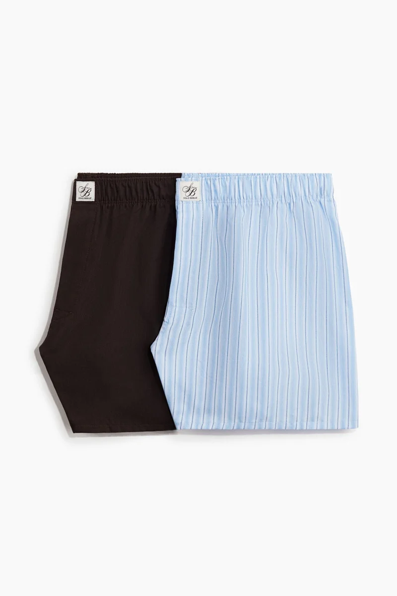 H&M  2-pack woven boxer shorts for Men | Best Price UAE